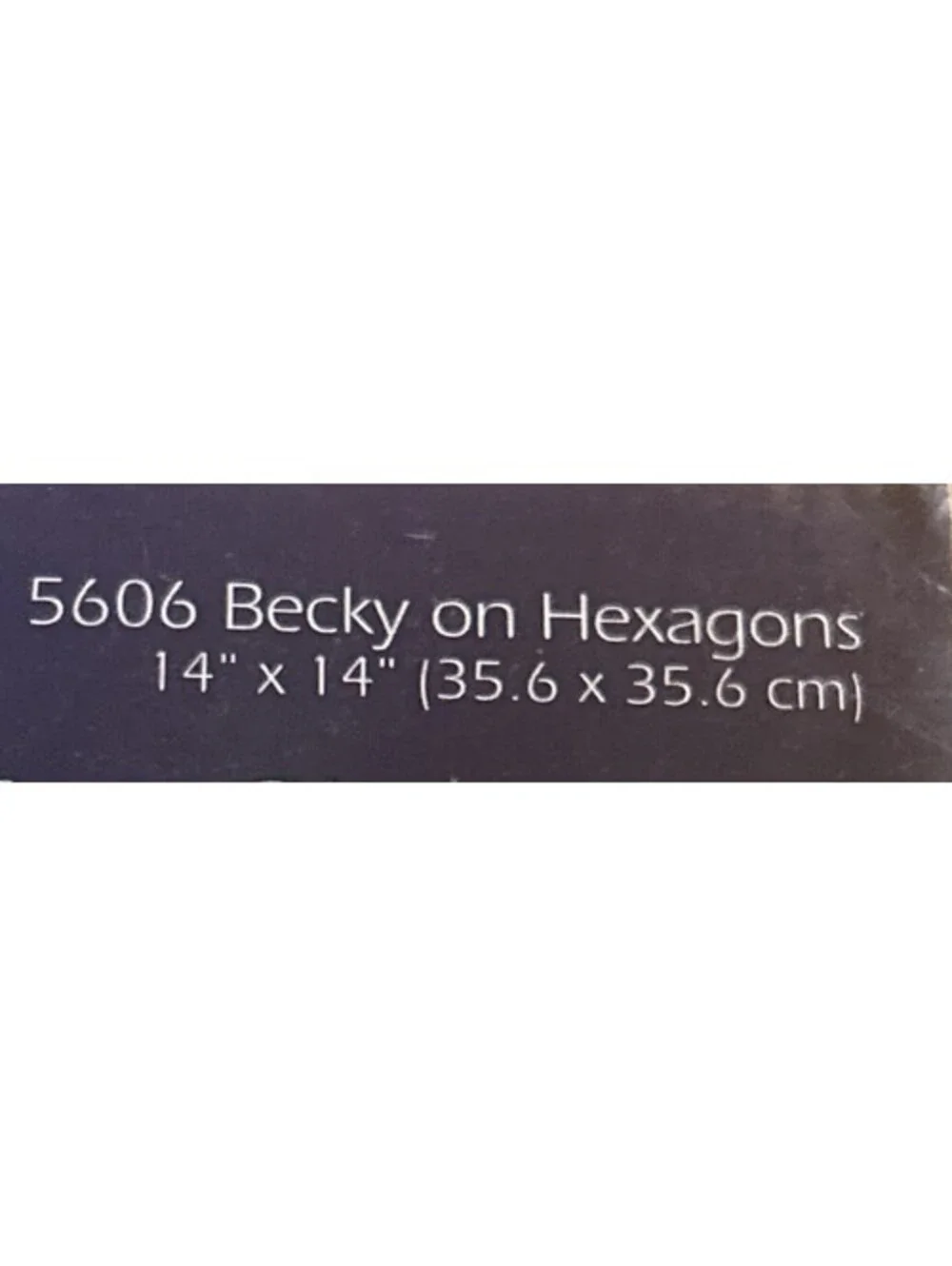 Lesley Anne Ivory's Ivory Cats Counted Cross Stitch Kit Becky on Hexagons (5606)